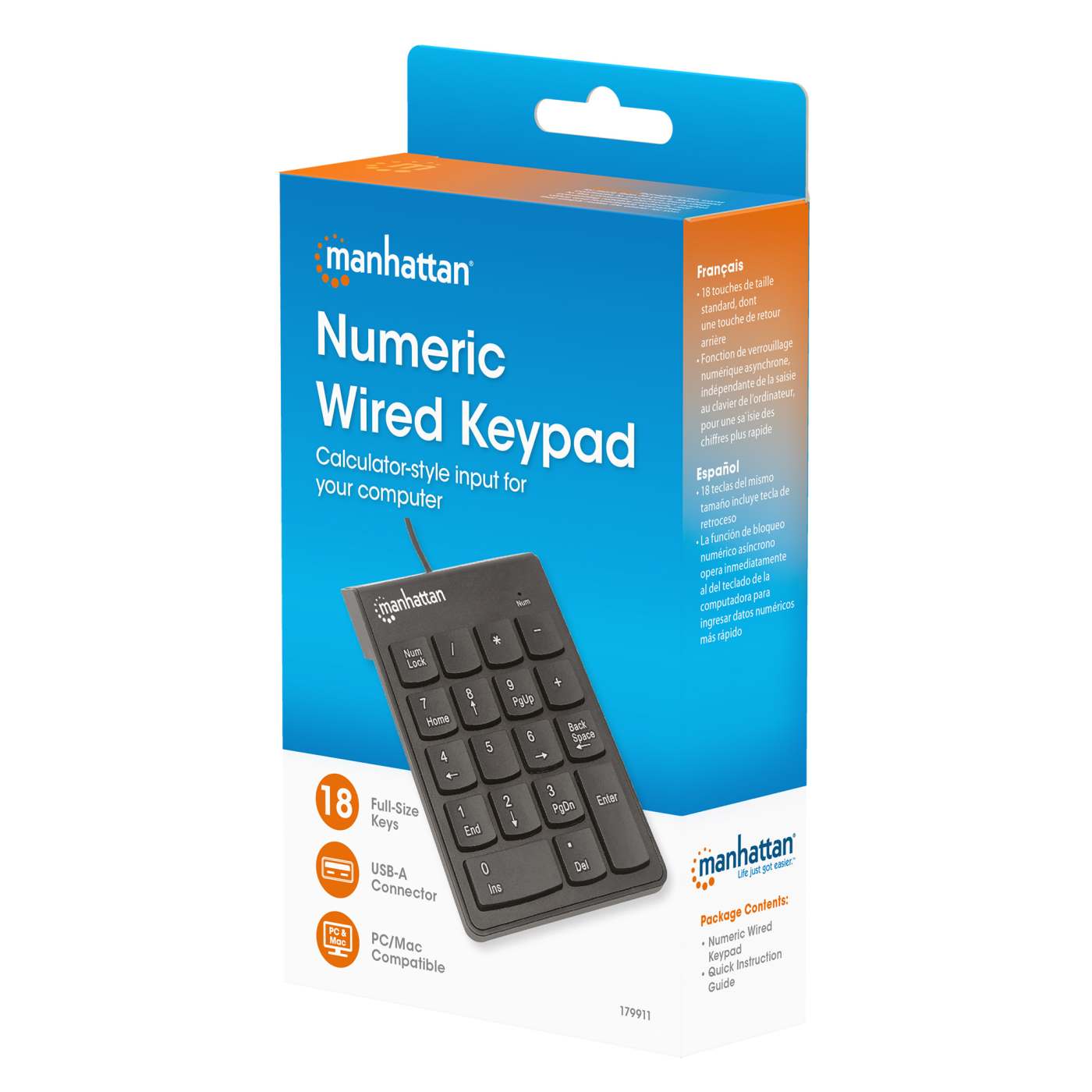 Teclado numérico alámbrico Packaging Image 2