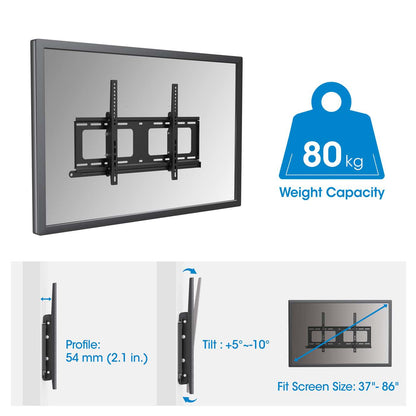 Soporte de Pared Antirrobo para Exteriores con Inclinación para Pantallas de 37" a 86" Image 8