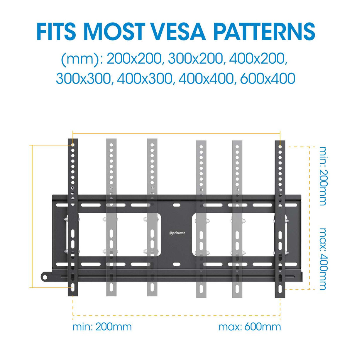 Soporte de Pared Antirrobo para Exteriores con Inclinación para Pantallas de 37" a 86" Image 10