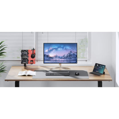 Soporte de escritorio con tablero organizador perforado y porta accesorios Image 12