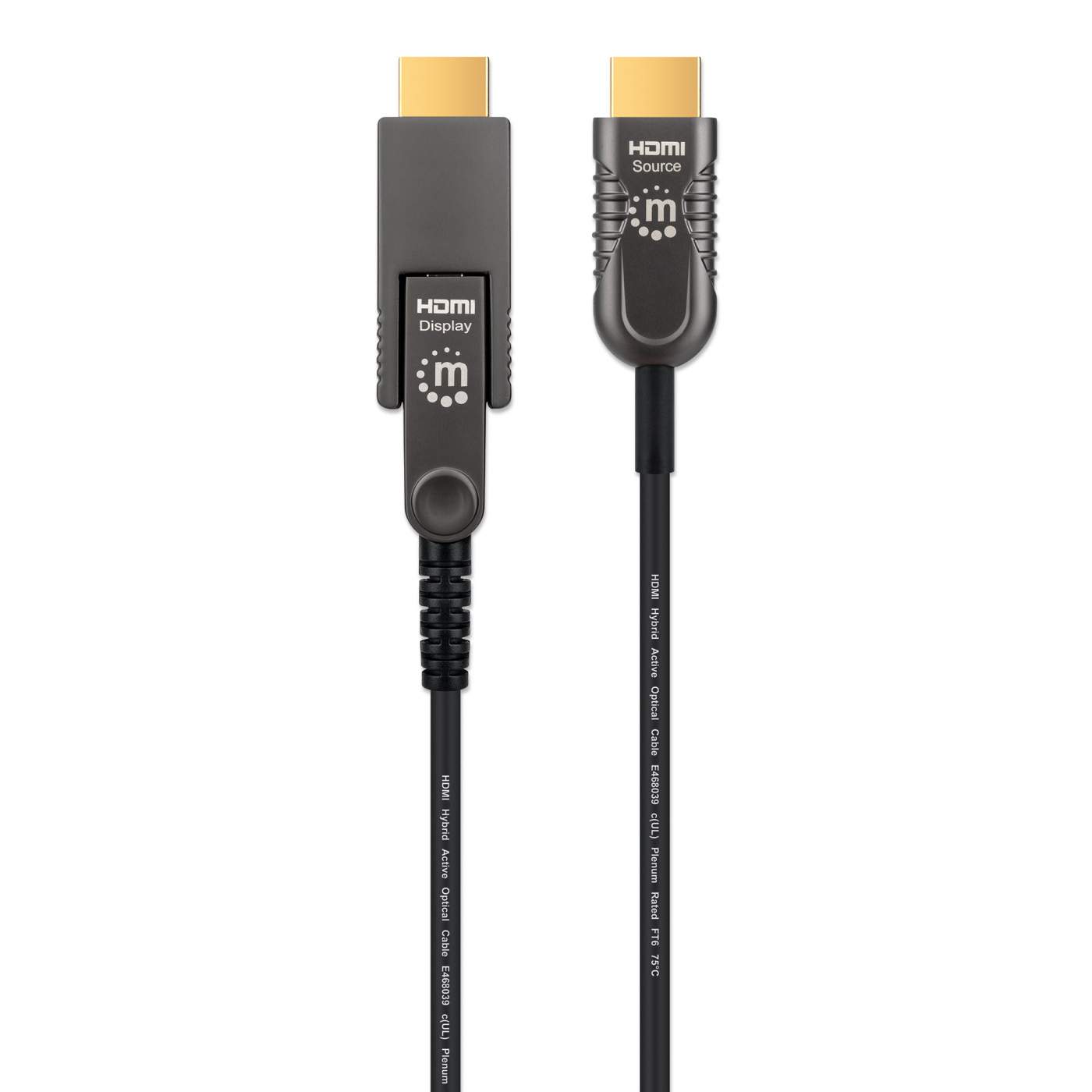 Cable Óptico Activo HDMI de Alta Velocidad con conector HDMI desmontable (Calificado Plenum) Image 5