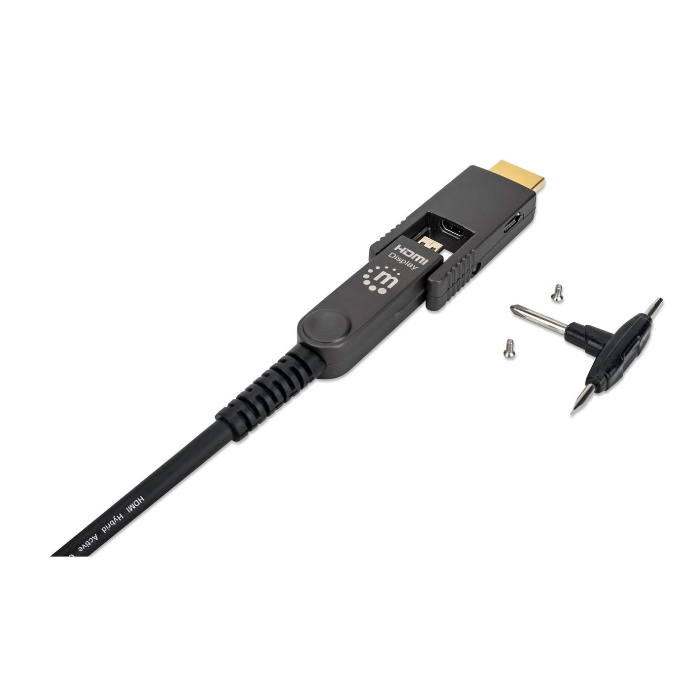 Cable Óptico Activo HDMI de Alta Velocidad con conector HDMI desmontable (Calificado Plenum) Image 6