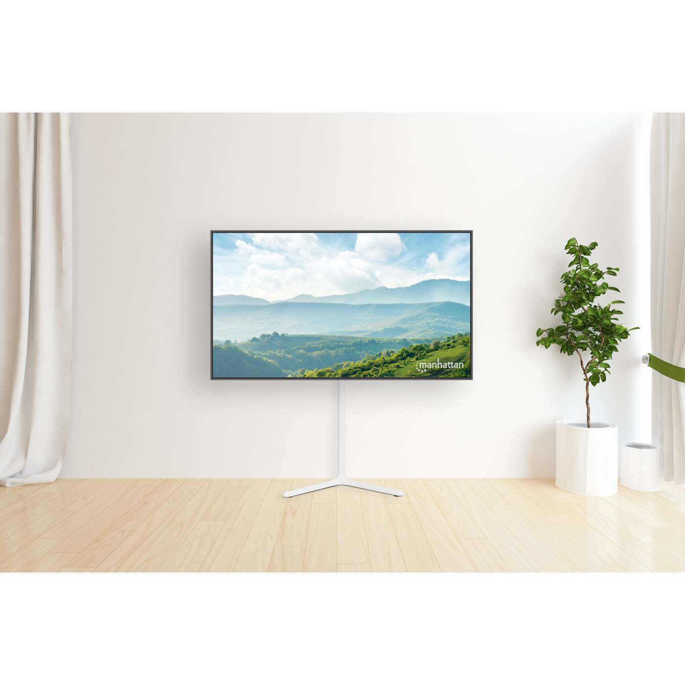 Soporte de piso con base en V para pantalla de 32" a 70" Image 3