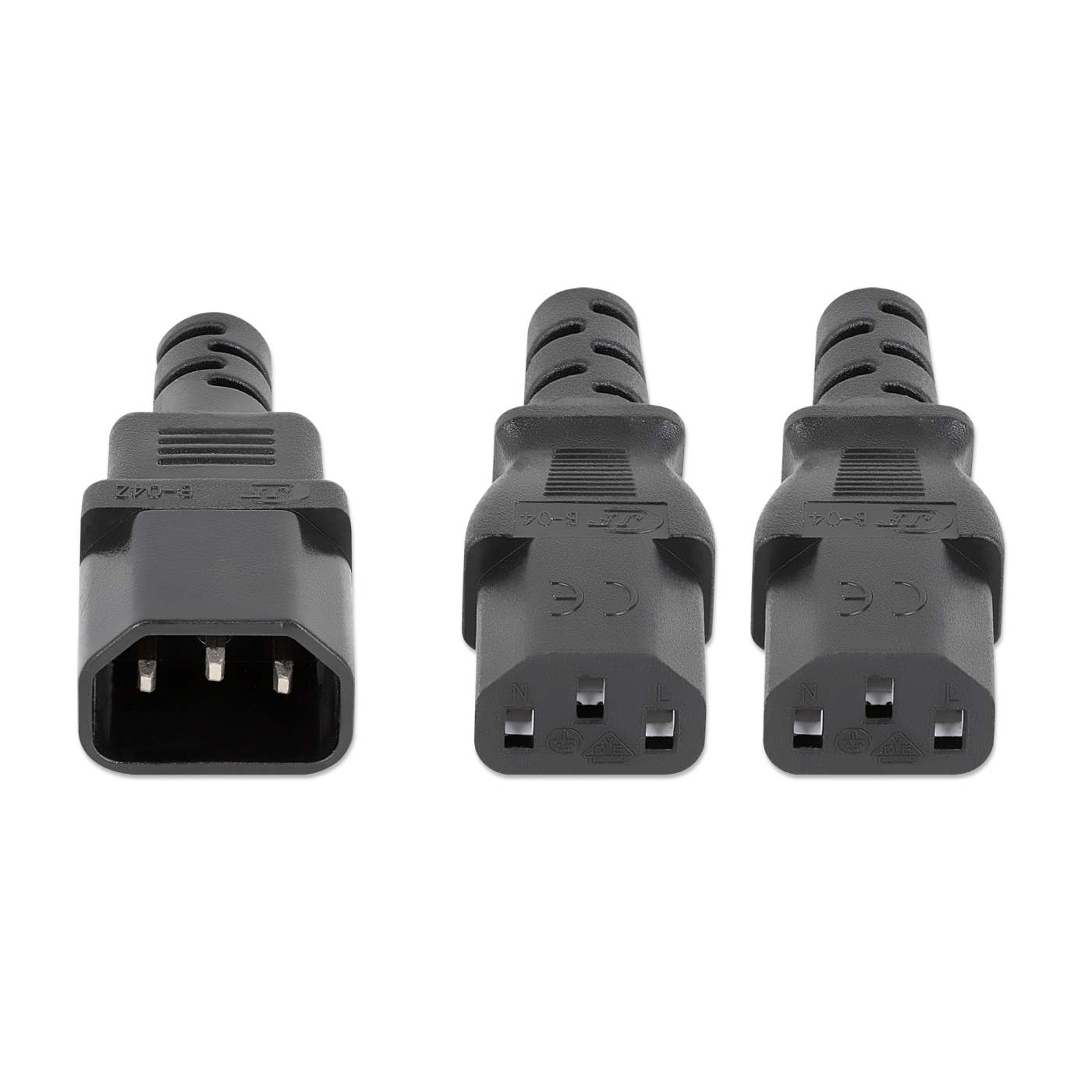 Cable de alimentación divisor en Y, un conector C14 a 2 x C13, 1.8 m Image 3