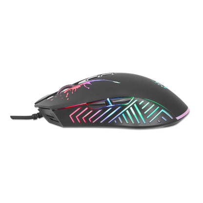 Mouse óptico cableado para videojuegos con iluminación por LED Image 5