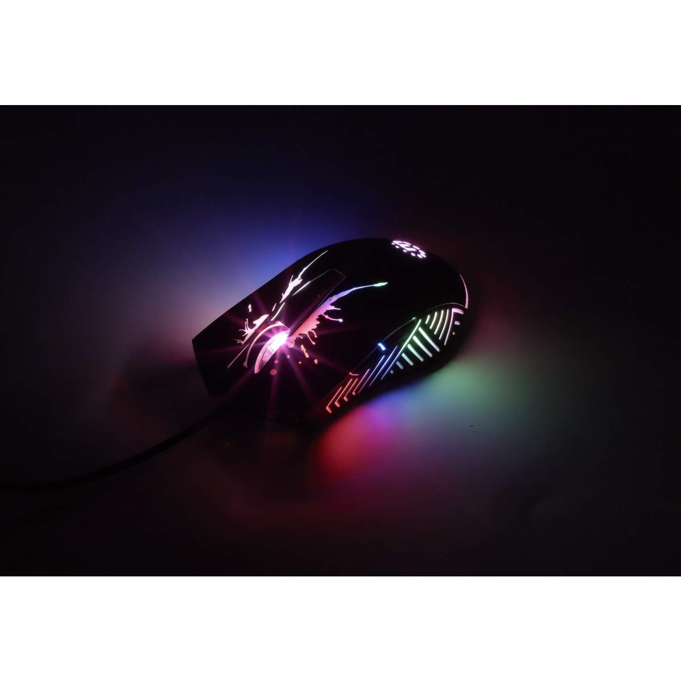 Mouse óptico cableado para videojuegos con iluminación por LED Image 7