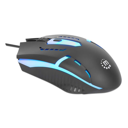 Mouse Gaming óptico cableado USB con iluminación LED RGB Image 3