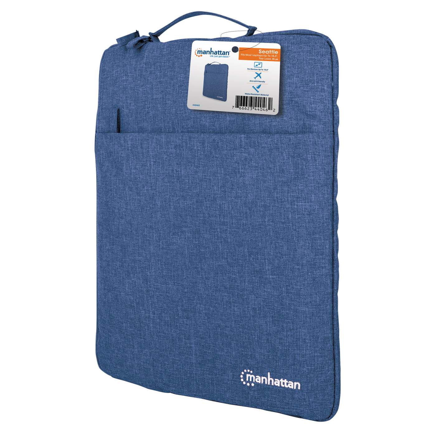 Laptop Sleeve-Seattle Sleeve15.6in.,Blue, no RoHS and REACH Packaging Image 2