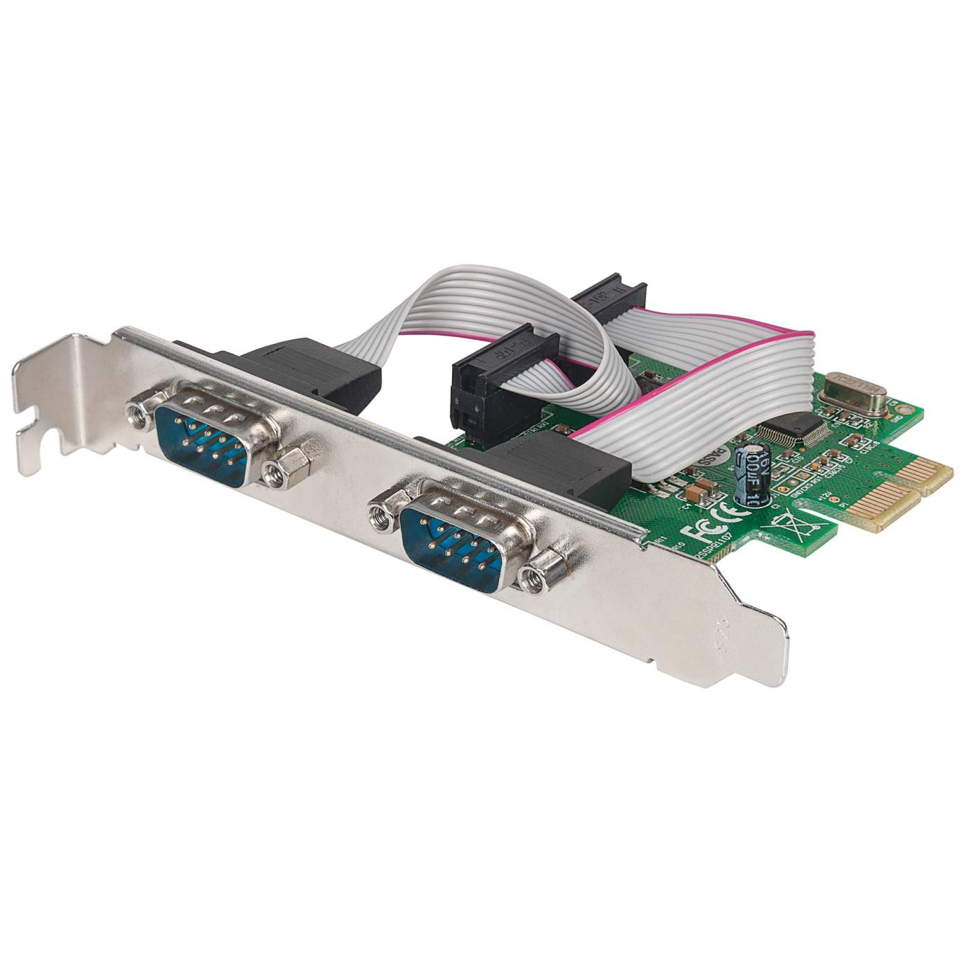 Tarjeta serie PCI Express 2 puertos Image 1