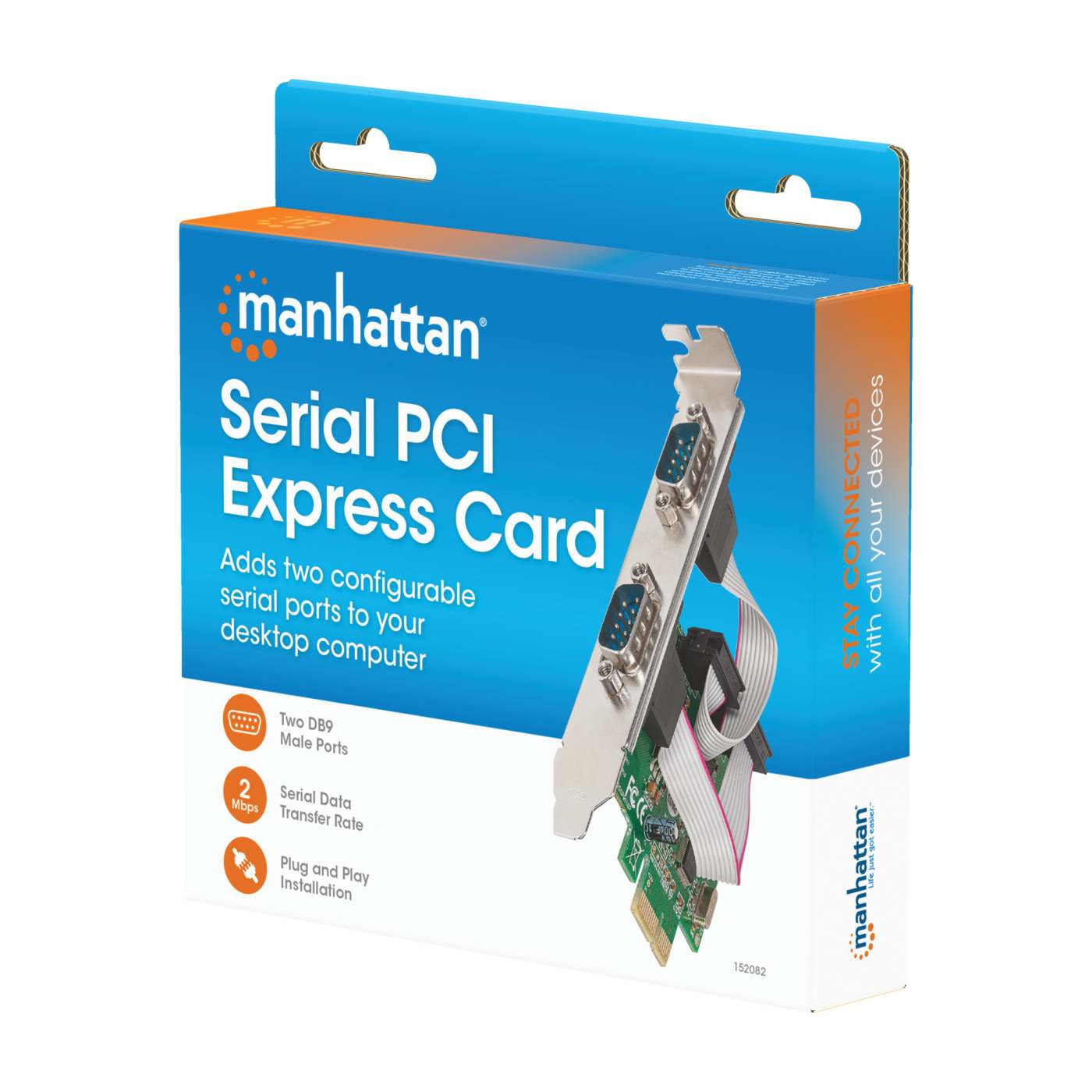 Tarjeta serie PCI Express 2 puertos Packaging Image 2