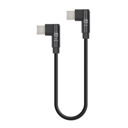 Cable de carga USB-C corto de 60 W, 20 cm (8 pulgadas), paquete de 5 unidades Image 2