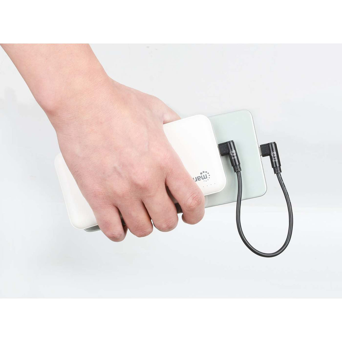 Cable de carga USB-C corto de 60 W, 20 cm (8 pulgadas), paquete de 5 unidades Image 4