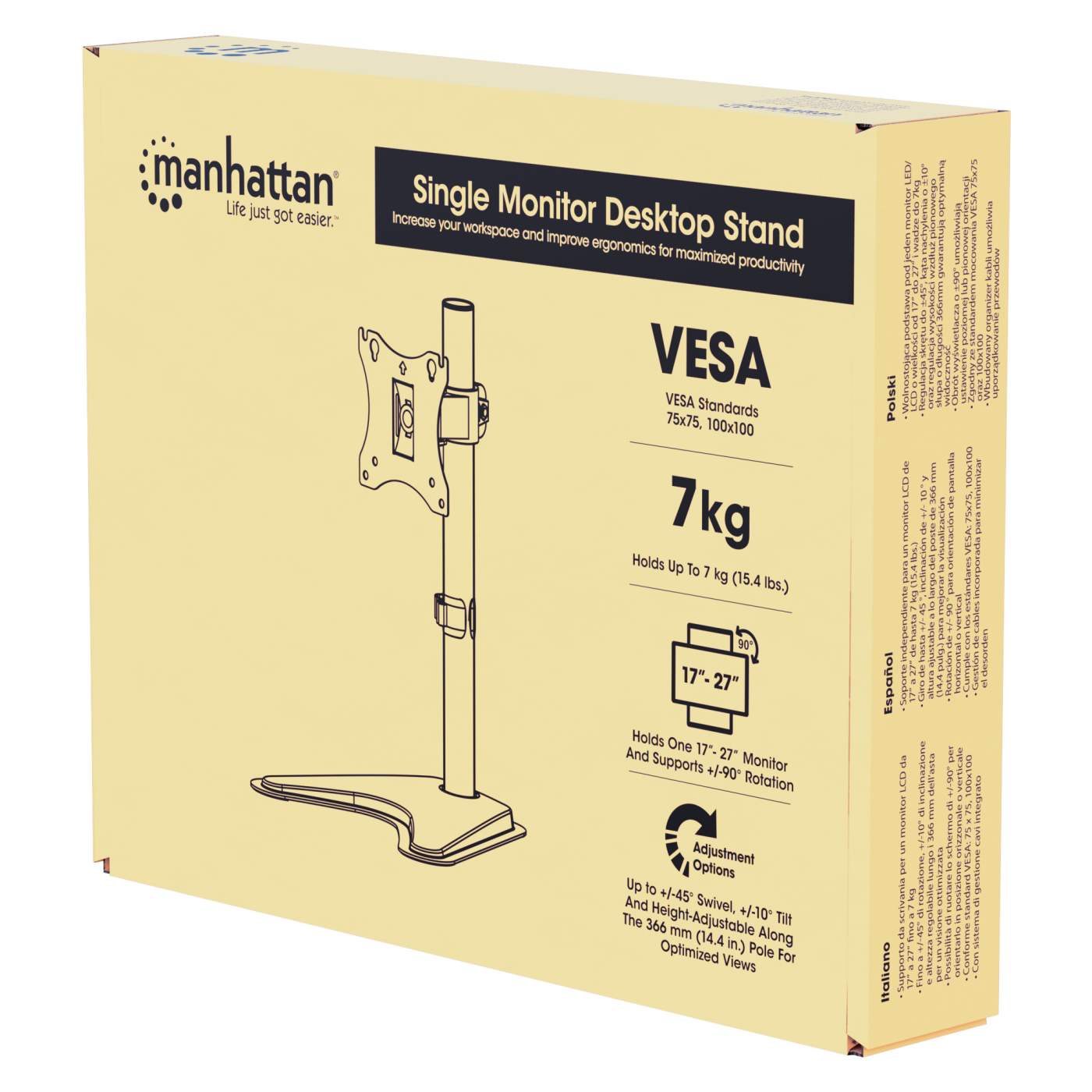 Soporte de escritorio para monitor Packaging Image 2