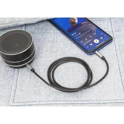 MH Stereo Audio Aux Cable, 1 m, Black Image 11
