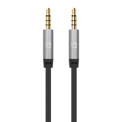 MH Stereo Audio Aux Cable, 1 m, Black Image 4