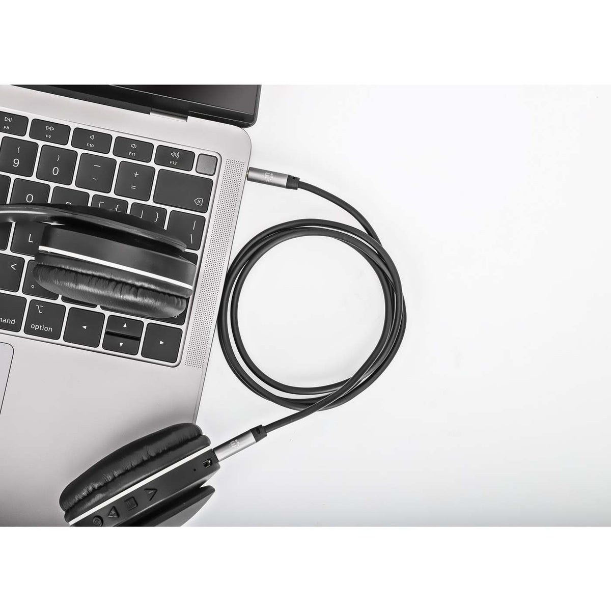 MH Stereo Audio Aux Cable, 1 m, Black Image 10
