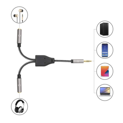 Adaptador de Auriculares en “Y” de un Plug a 2 salidas 3.5 mm Image 7
