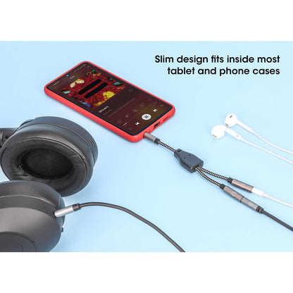 Adaptador de Auriculares en “Y” de un Plug a 2 salidas 3.5 mm Image 8