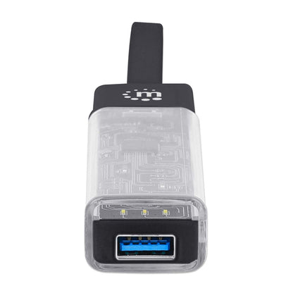 Combo Hub USB 3.0 Tipo-C / Tipo-A Transparente de 4 Puertos Image 10