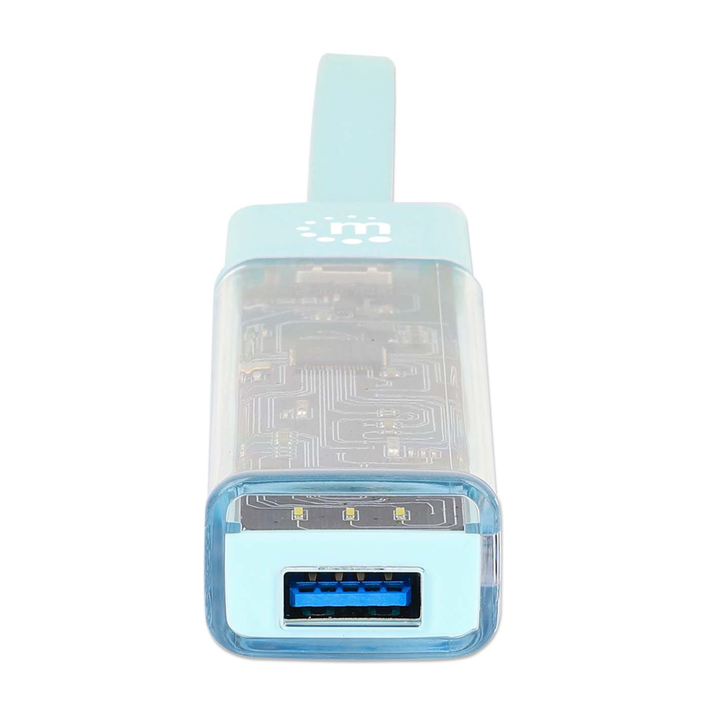 Combo Hub USB 3.0 Tipo-C / Tipo-A Transparente de 4 Puertos Image 10