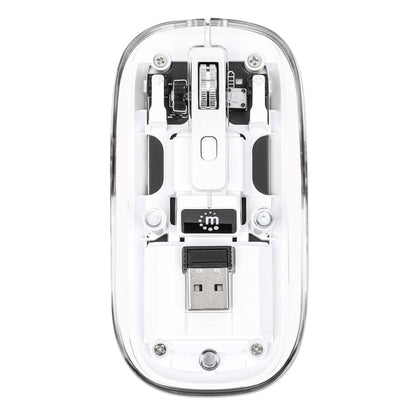 Mouse USB inalámbrico recargable transparente Image 9