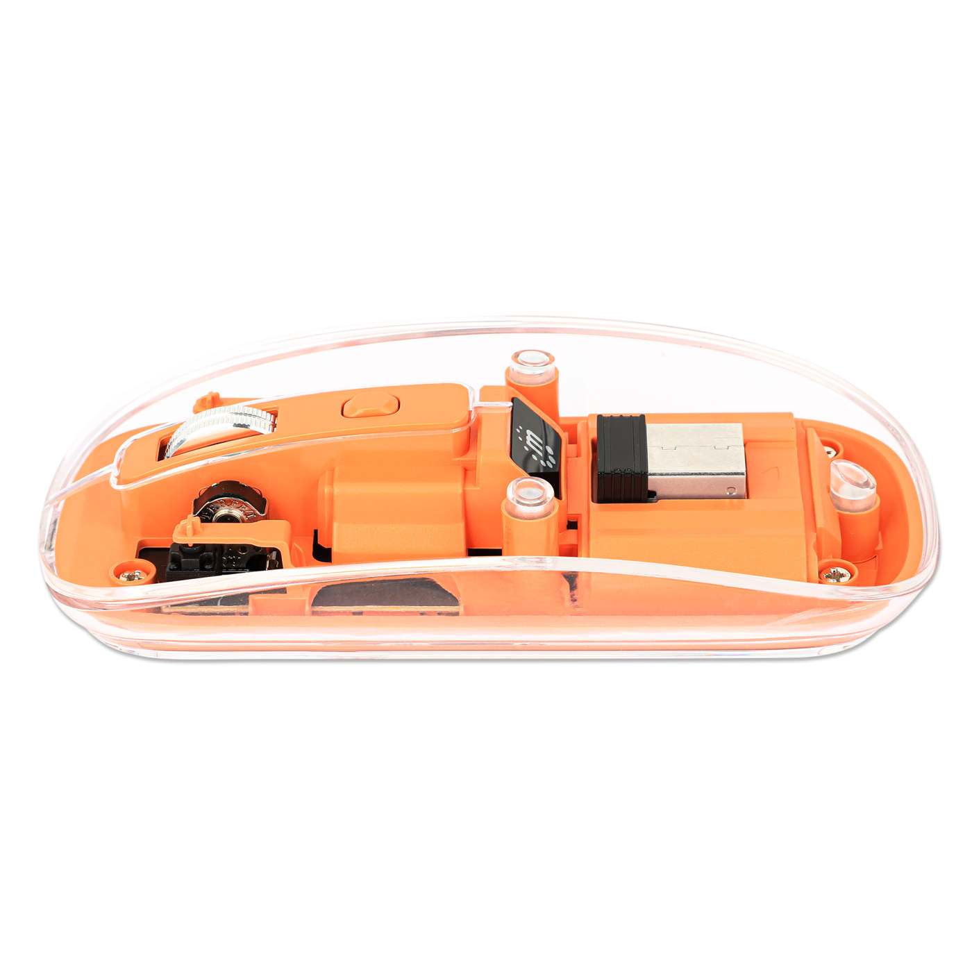 Mouse MH Transparente 4D, Blanco Image 11