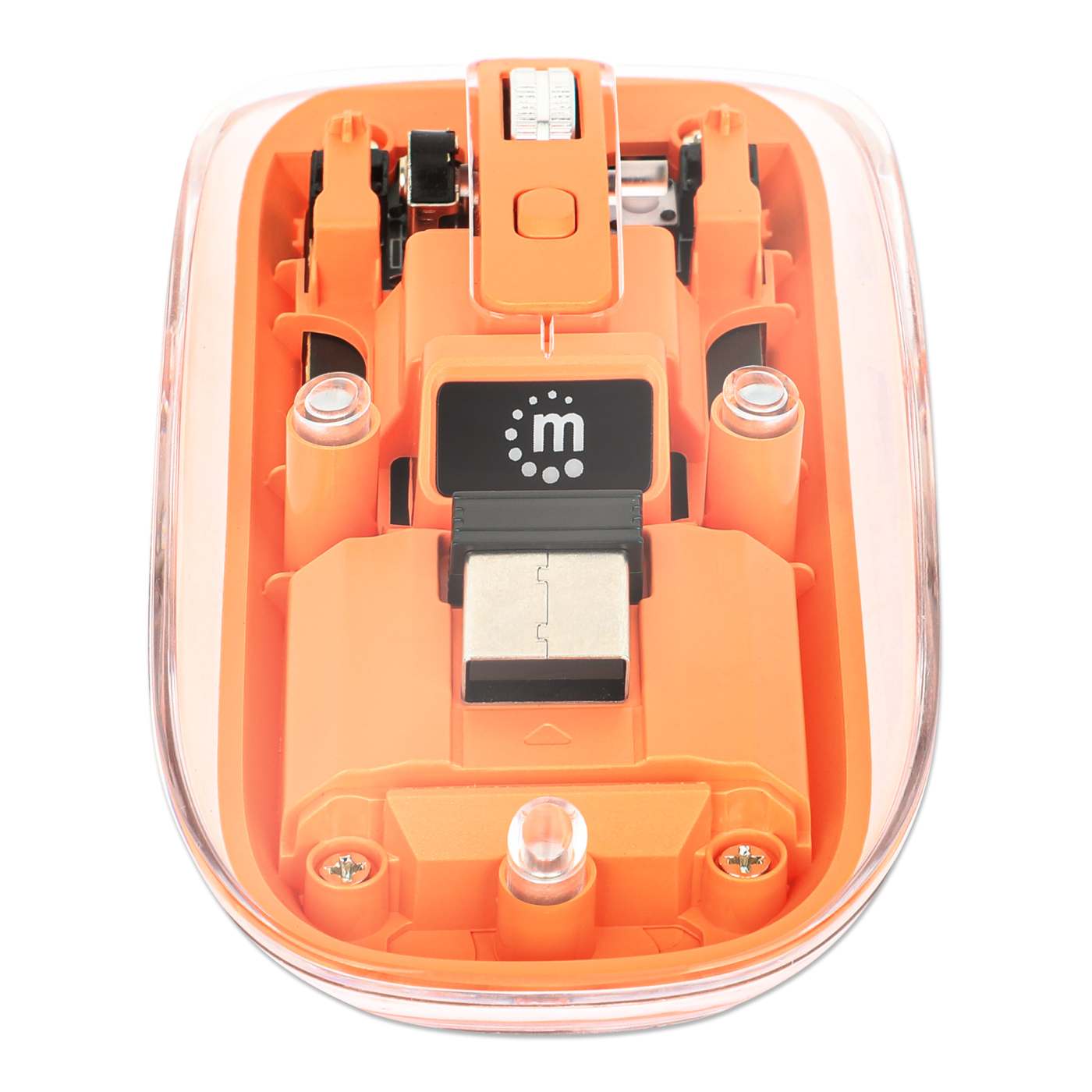 Mouse MH Transparente 4D, Blanco Image 10