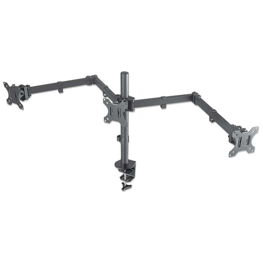 Soporte para monitor LCD con soporte central y brazos articulados de doble articulación Image 1