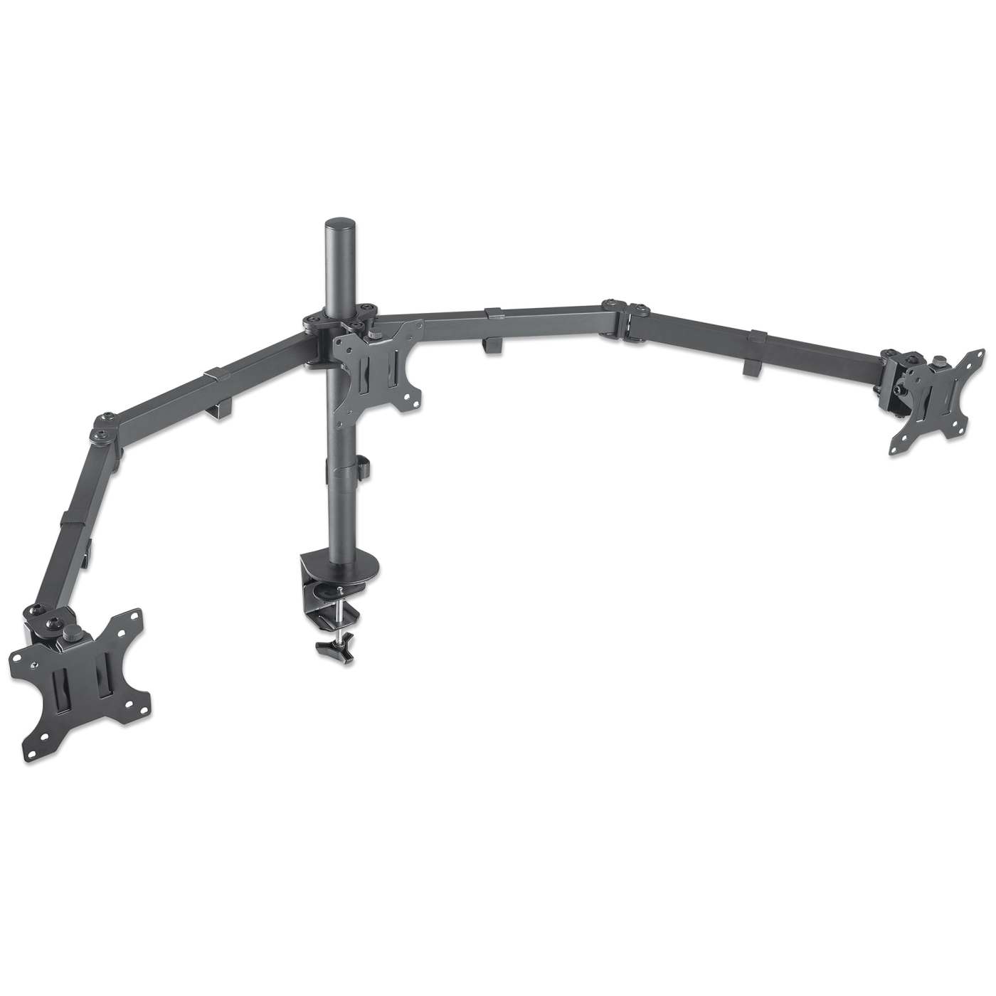 Soporte para monitor LCD con soporte central y brazos articulados de doble articulación Image 3
