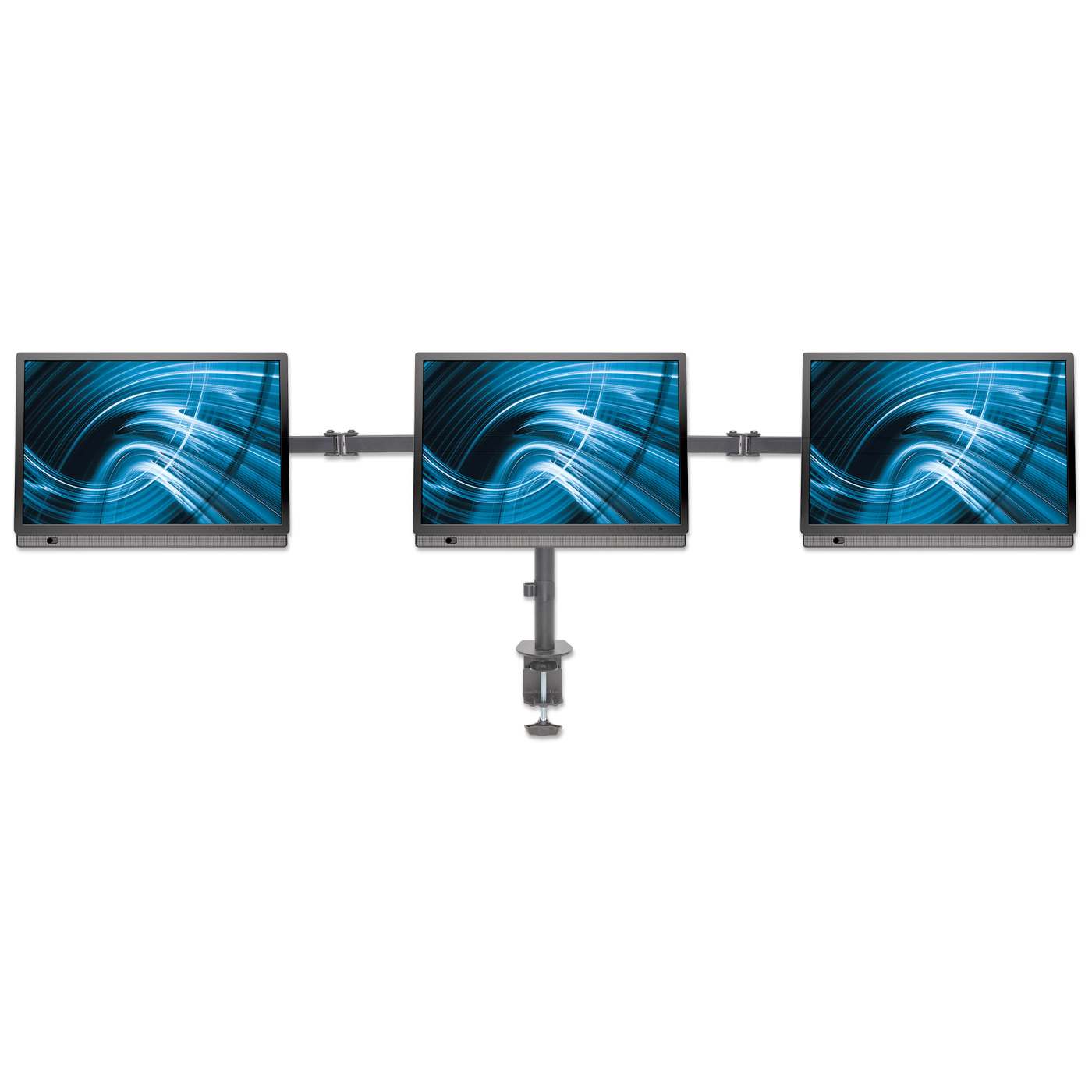 Soporte para monitor LCD con soporte central y brazos articulados de doble articulación Image 6
