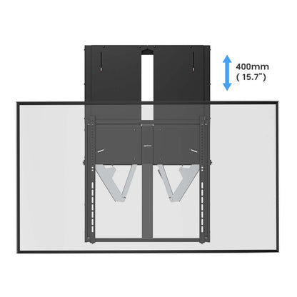 Soporte de pared para pantallas de 55" a 75", con ajuste de altura y bloqueo sin herramientas Image 3