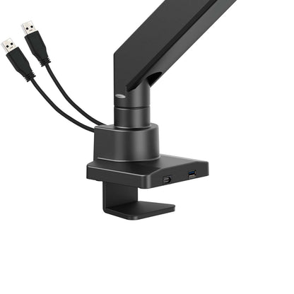 Soporte de aluminio con pistón de gas y puertos USB para un monitor de 17" a 57" Image 11