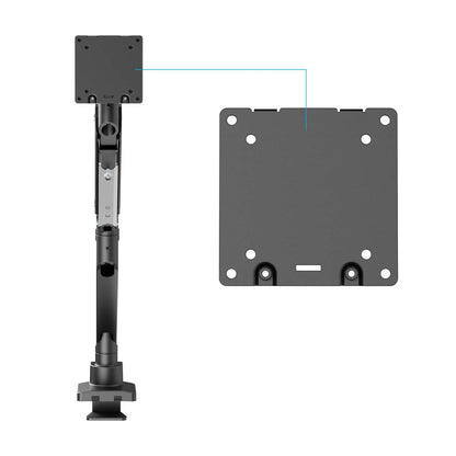 Soporte de aluminio con pistón de gas y puertos USB para un monitor de 17" a 57" Image 12
