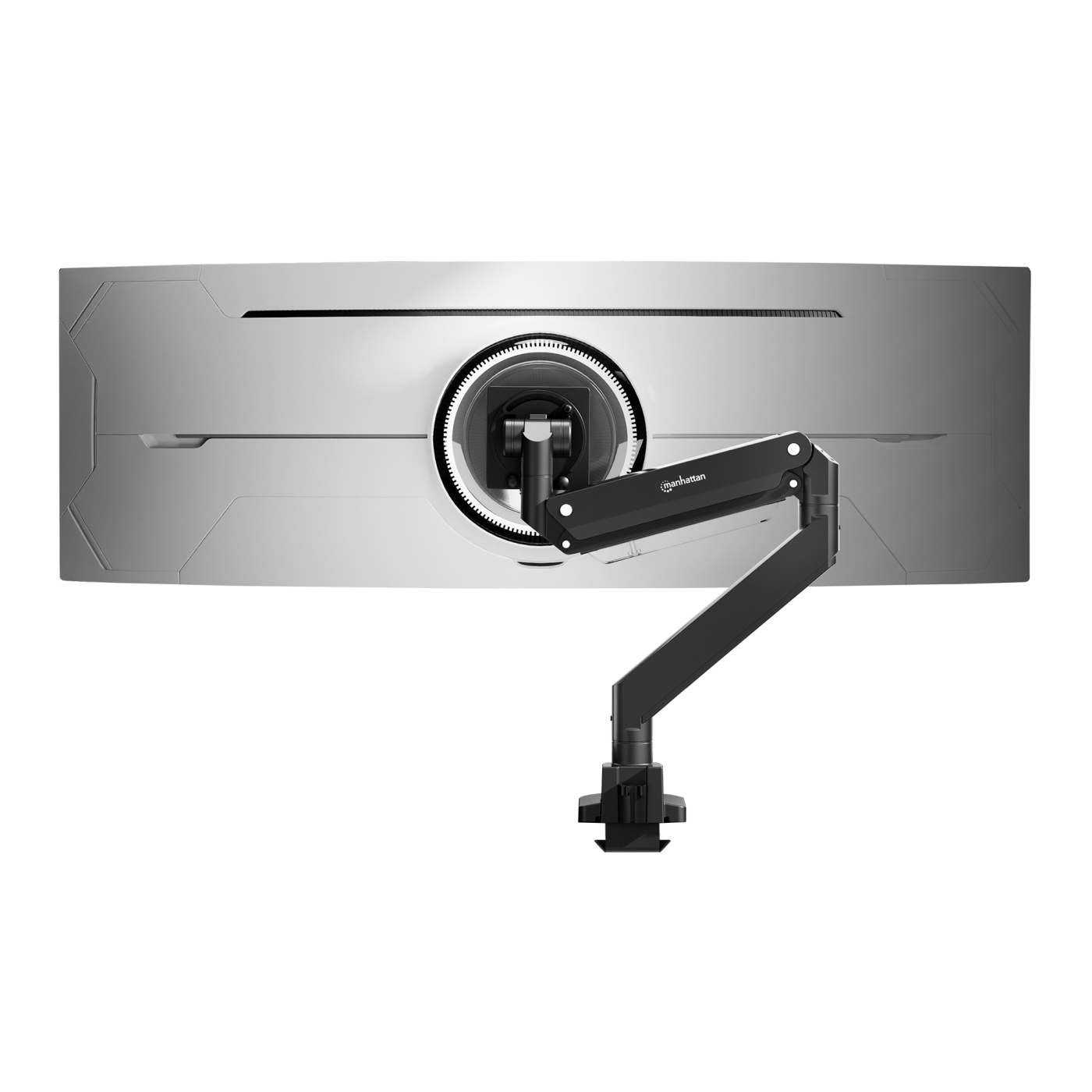 Soporte de aluminio con pistón de gas y puertos USB para un monitor de 17" a 57" Image 15