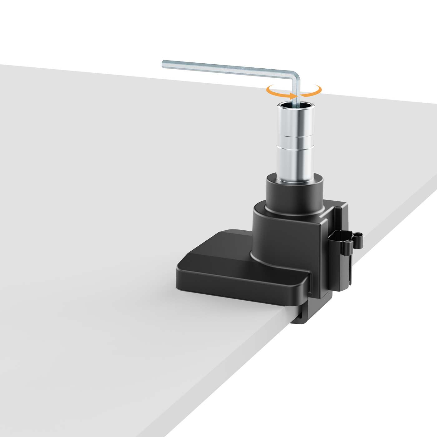Soporte de aluminio con pistón de gas y puertos USB para un monitor de 17" a 57" Image 8