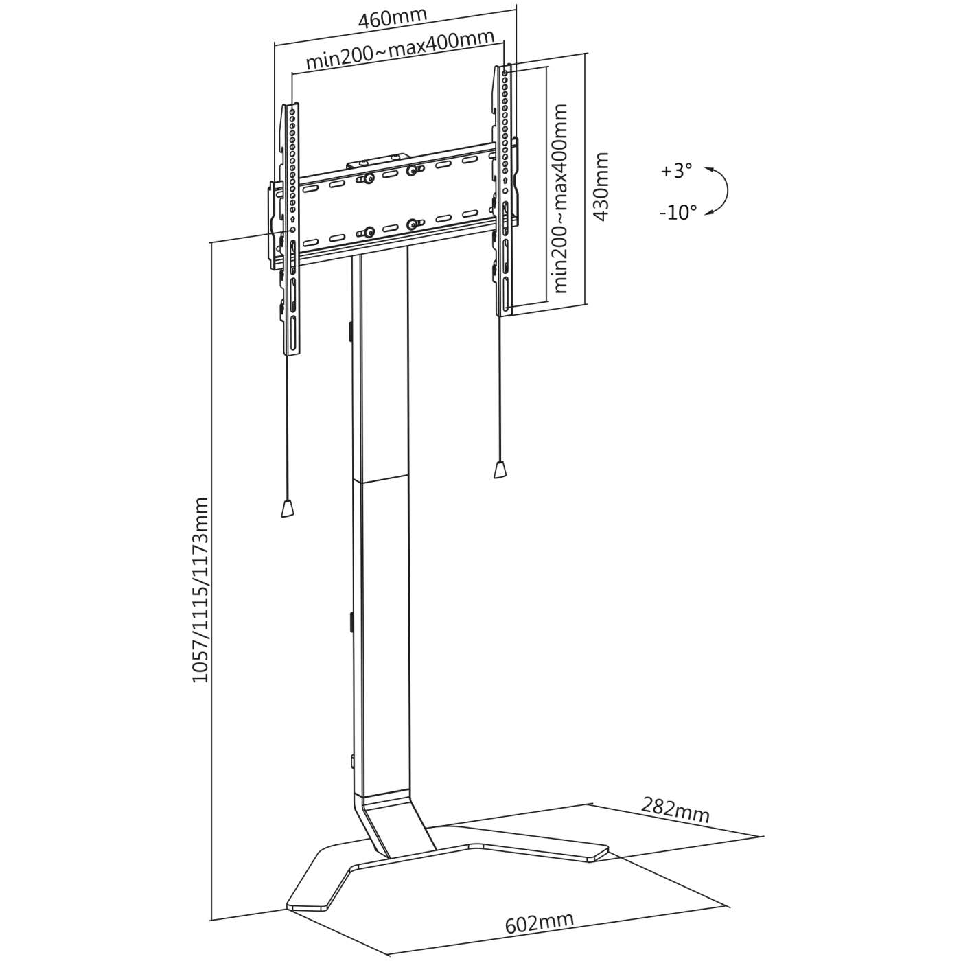 Soporte de piso para TV Image 15