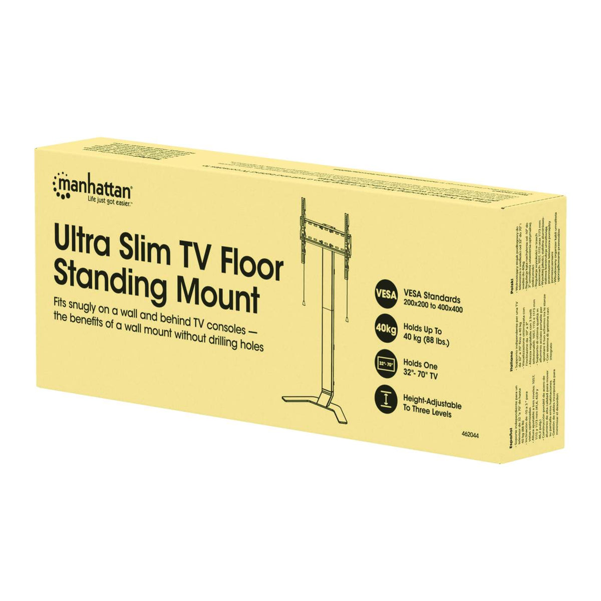 Soporte de Piso Ultra Delgado para Pantallas de 32" a 70" Packaging Image 2