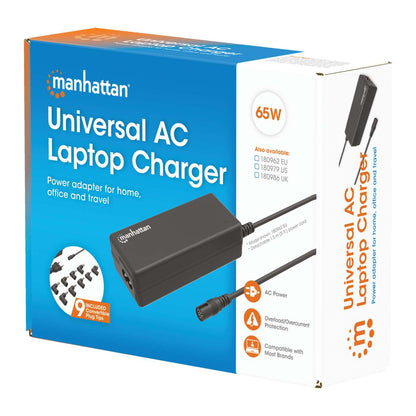 Cargador universal de CA para laptop - 65 W Packaging Image 2
