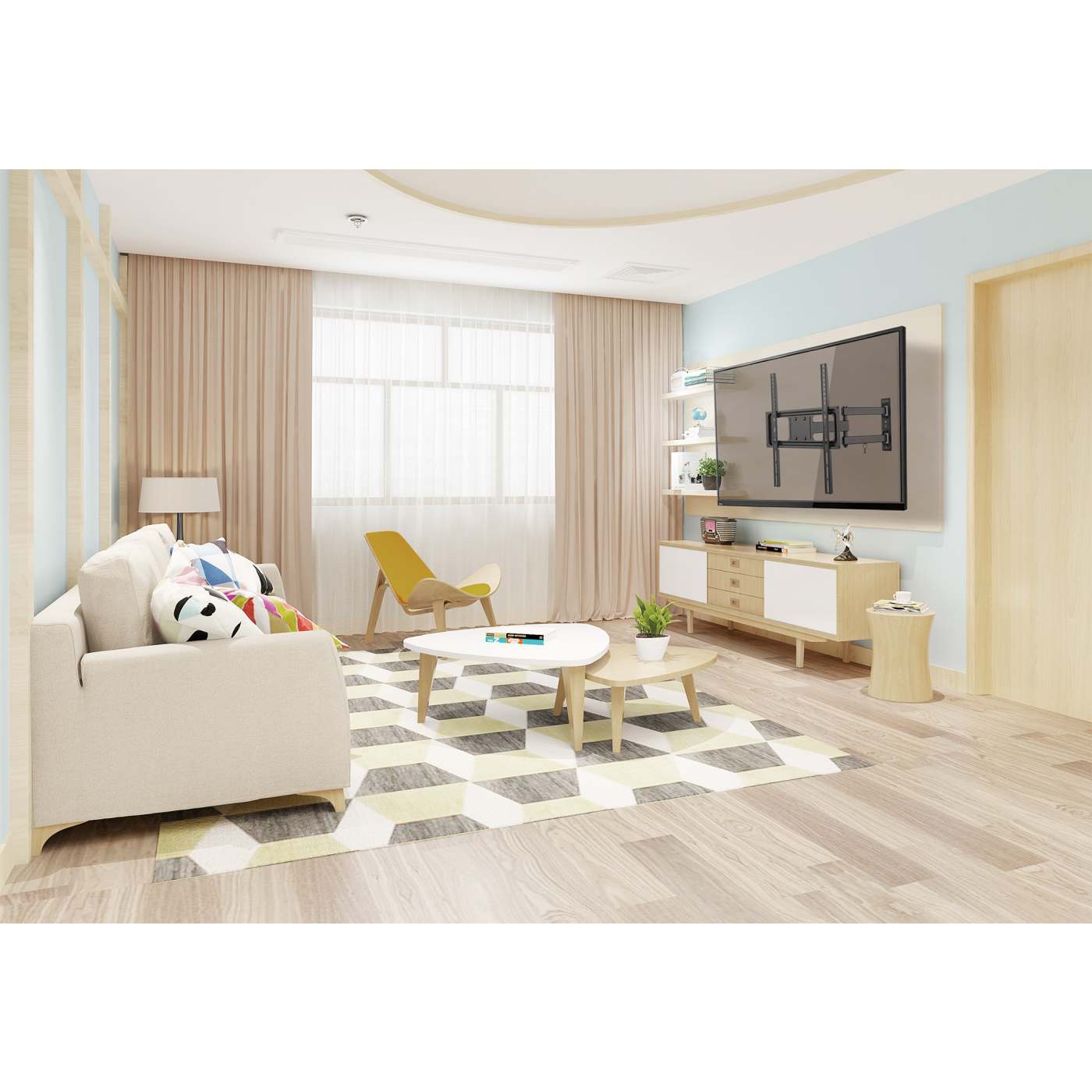 Soporte de Pared Universal Básico de Movimiento Completo para Pantallas de 32" a 55" Image 10