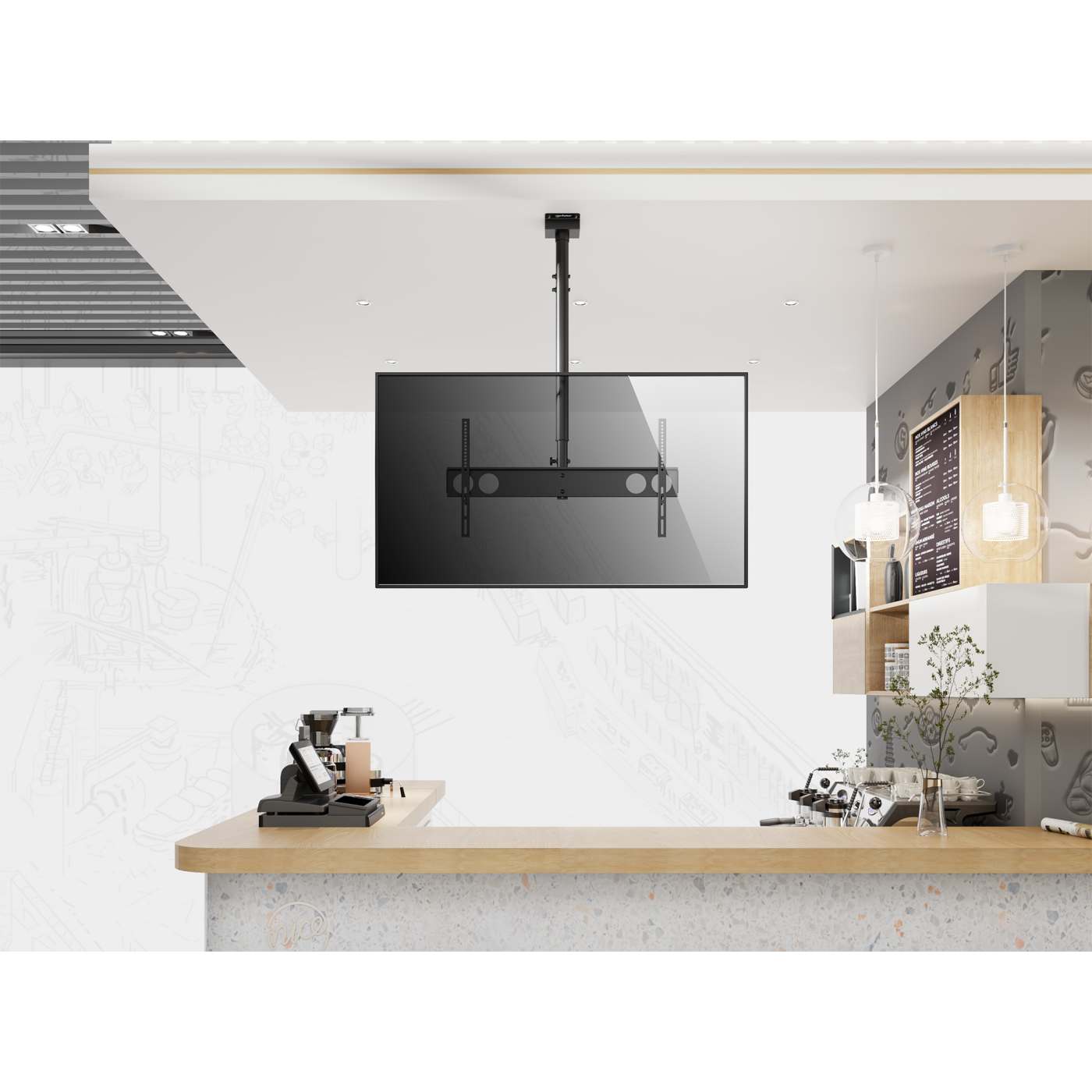 Soporte de techo universal para TV de pantalla plana Image 3