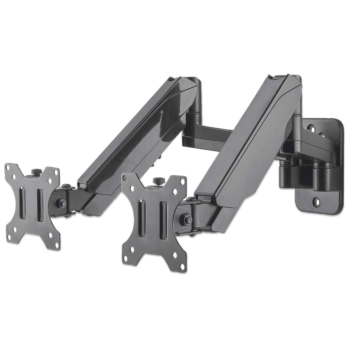 Soporte de pared universal para dos monitores con resorte de gas Image 1