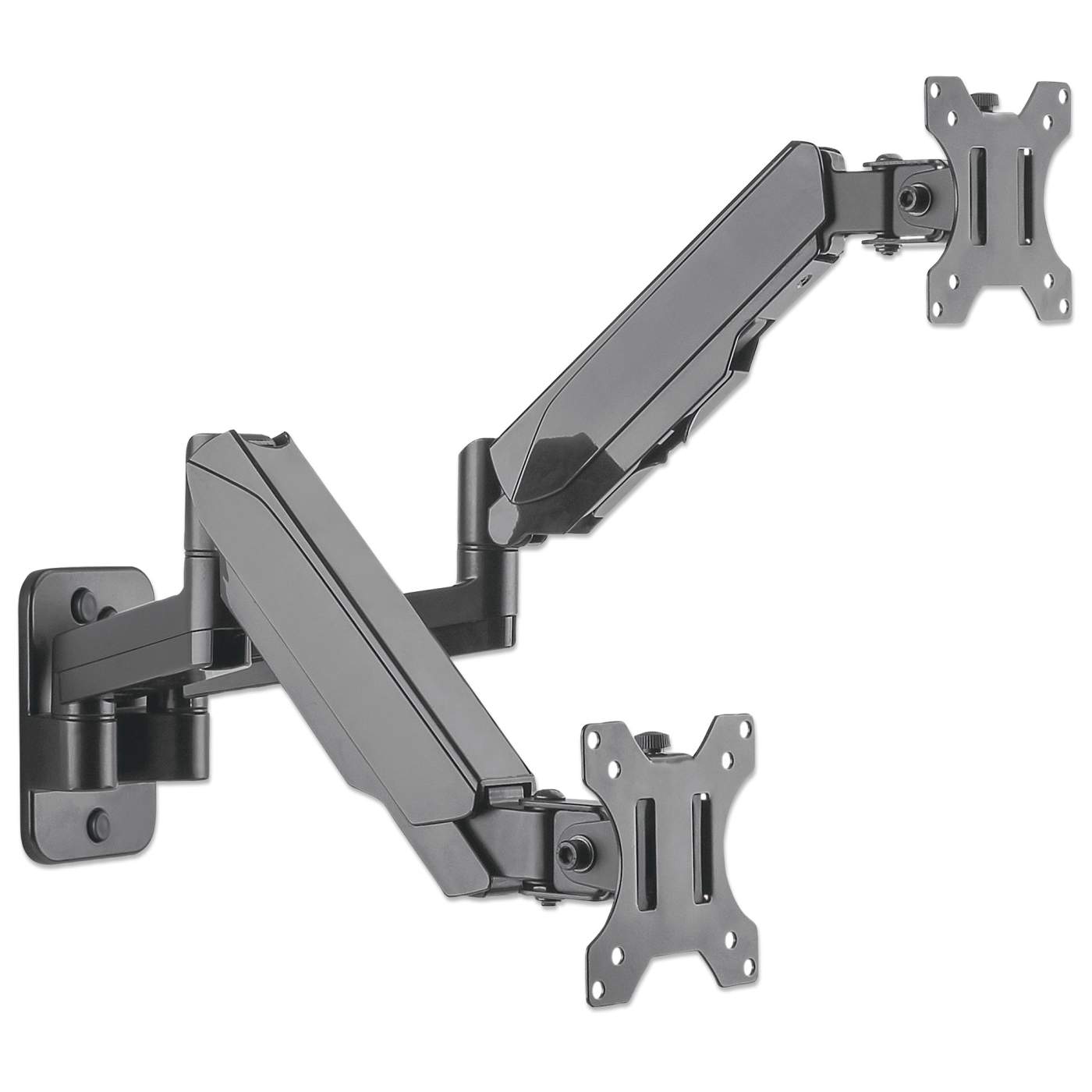 Soporte de pared universal para dos monitores con resorte de gas Image 6
