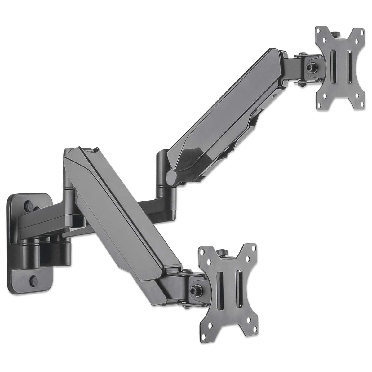 Soporte de pared universal para dos monitores con resorte de gas Image 6