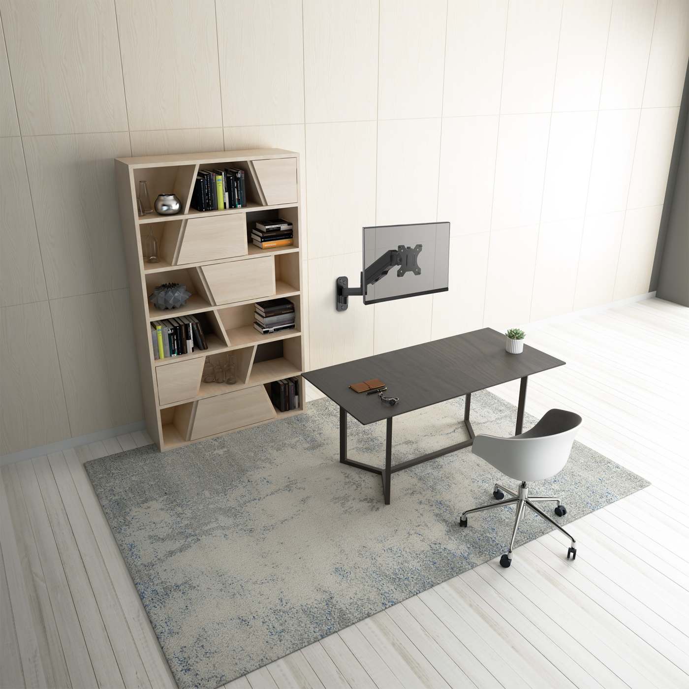 Soporte universal de pared para monitor con pistón a gas Image 12