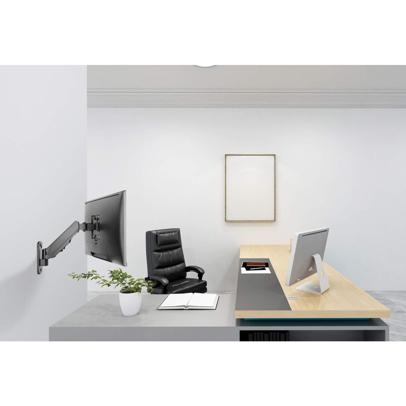 Soporte universal de pared para monitor con pistón a gas  Image 13