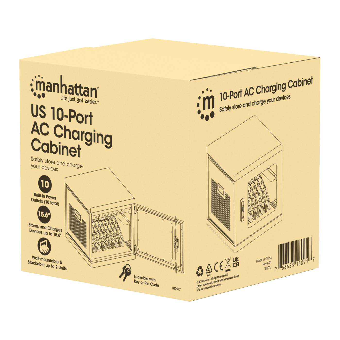 Gabinete de carga con 10 contactos de CA (15.6") Packaging Image 2