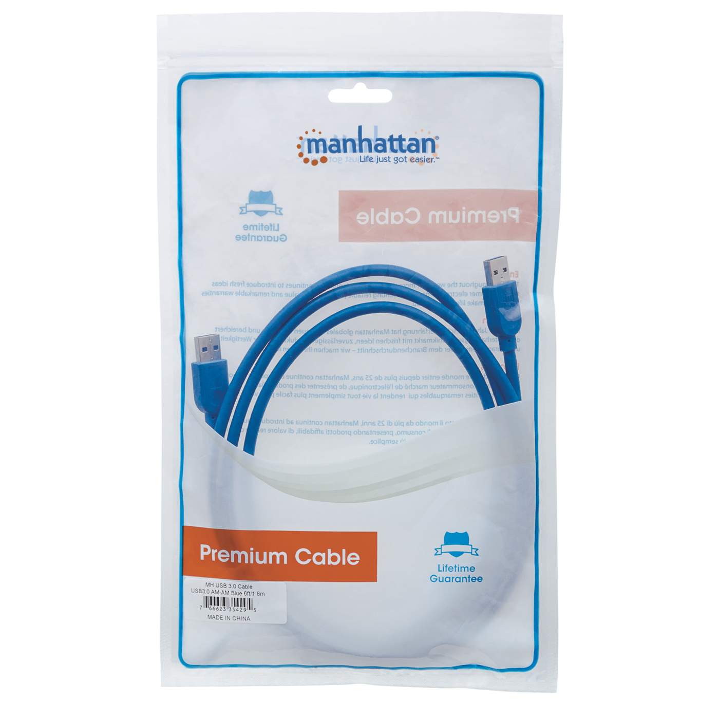 Cable de dispositivo USB 3.0 tipo A Packaging Image 2