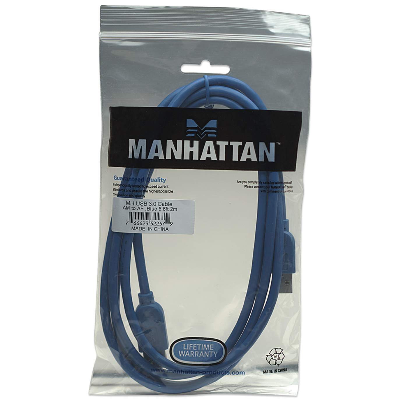 Cable de Extensión USB 3.2 Gen 1 Tipo A, 5Gbps 2m Packaging Image 2