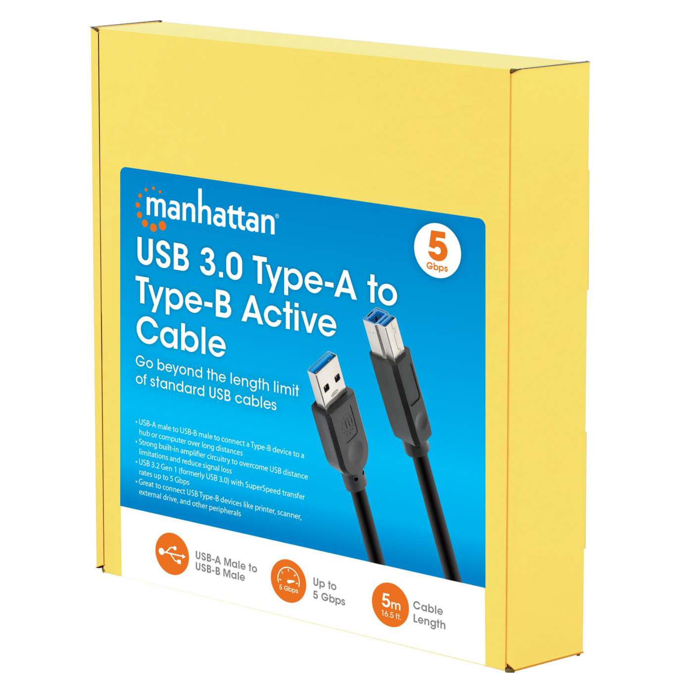 Cable activo USB 3.0 Tipo-A a Tipo-B Packaging Image 2