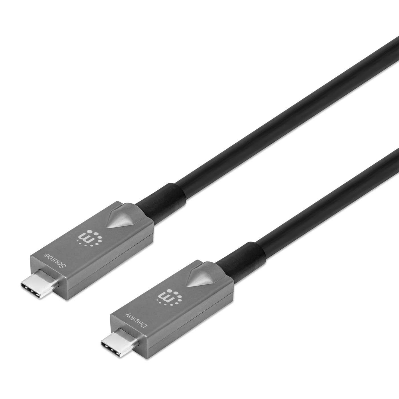 Cable USB-C de fibra óptica (AOC) USB 3.2 Gen 2, 4K@30Hz 60W / 3 A 10m Image 1
